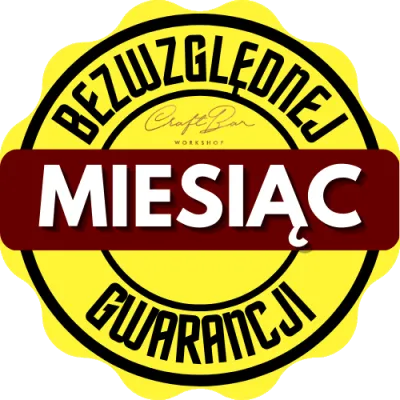 Znaczek gwarancji na zestaw barmański