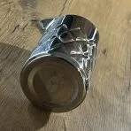 Stalowa szklanica barmańska z podwójnymi ściankami — Diamond i Hammered - obrazek 7