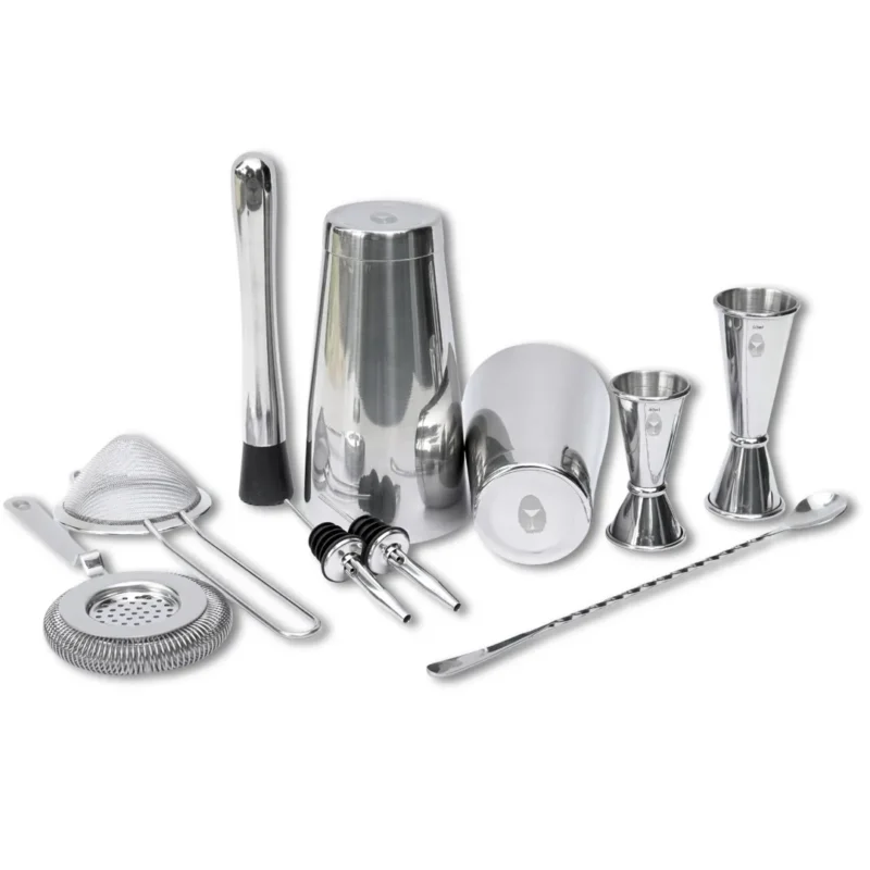 Zestaw w którym jest wszystko czego potrzebuje barman do pracy za barem, w domu i na prezent