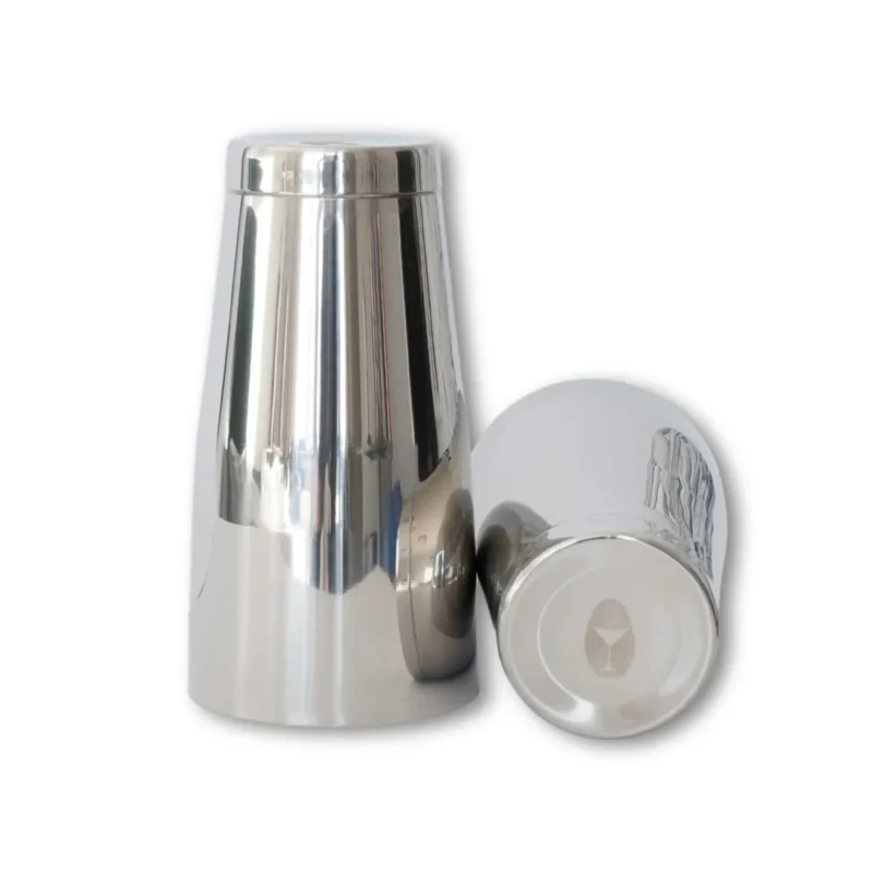 shaker bostoński barmański Tin Tin w kolorze stalowym