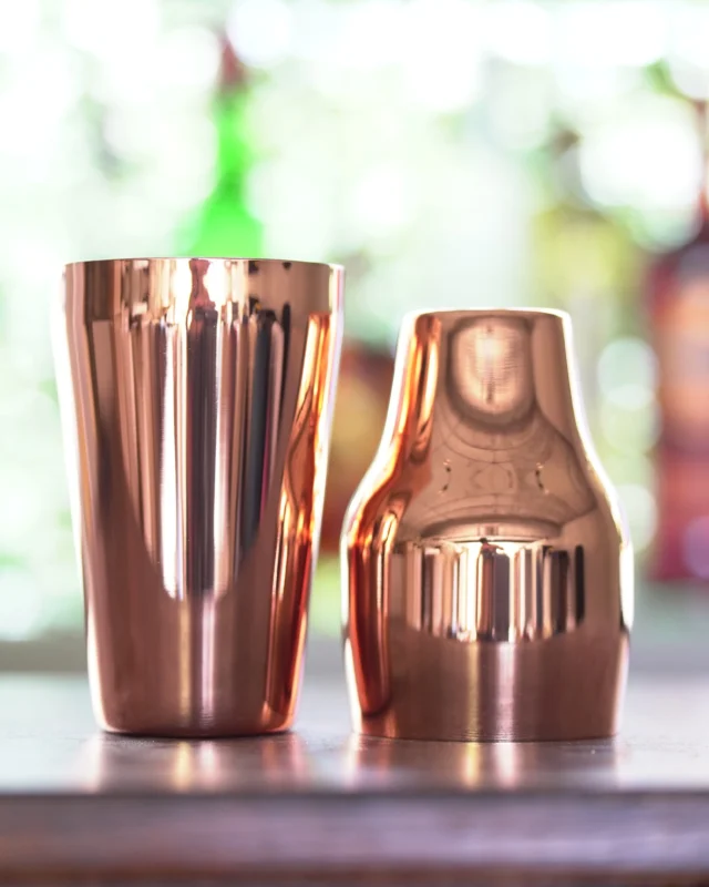 shaker barmański różowe złoto