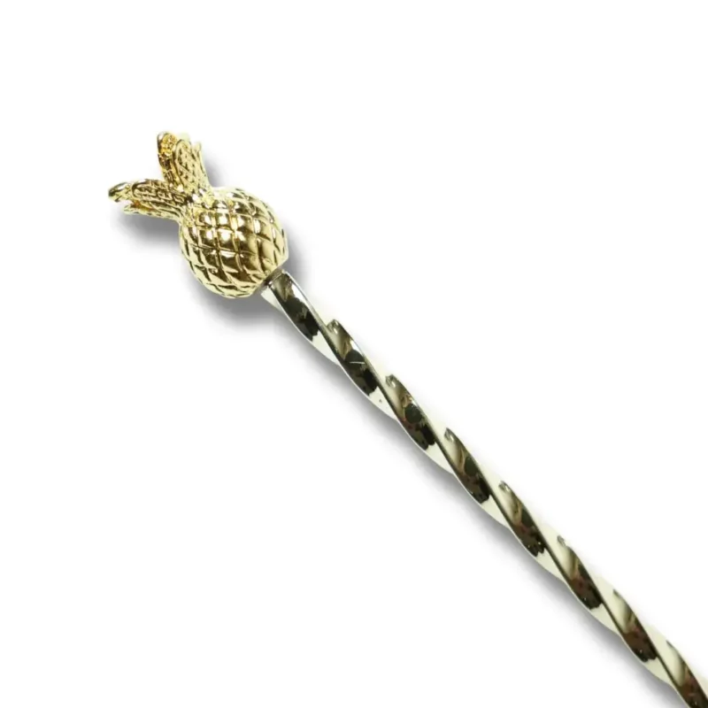 Długa, skręcana łyżka barmańska do mieszania koktajli