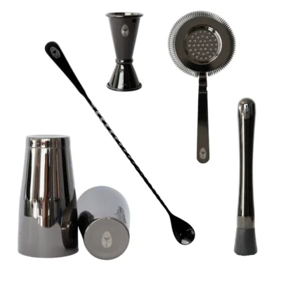 Zestaw Barmanski START czarny boston Tin Tin